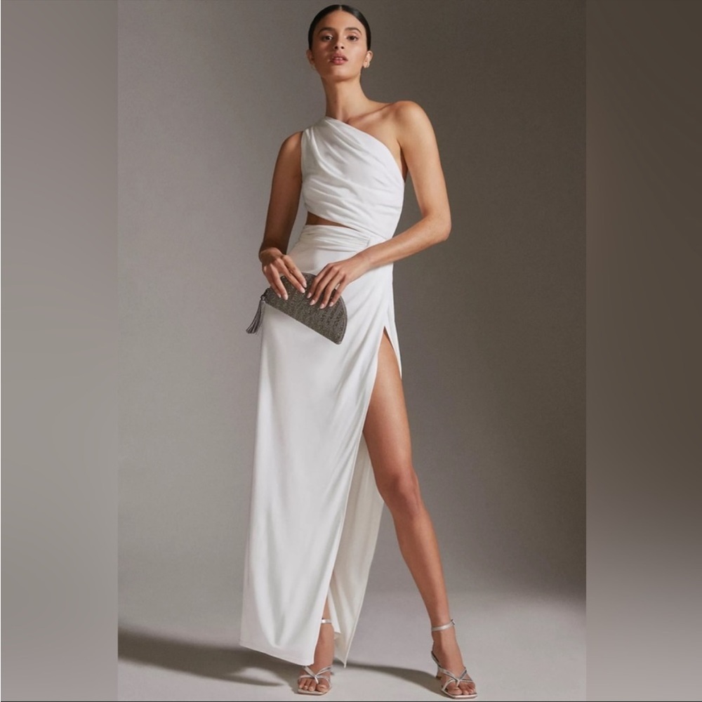 Ronny Kobo One Shoulder Cut Out Dress Size Medium